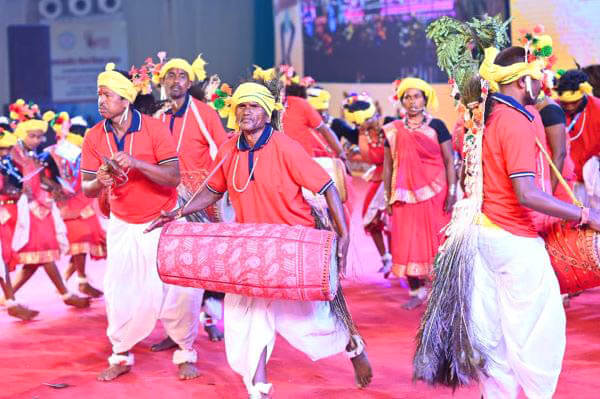 Maria tribal dancers Chhattisgarh